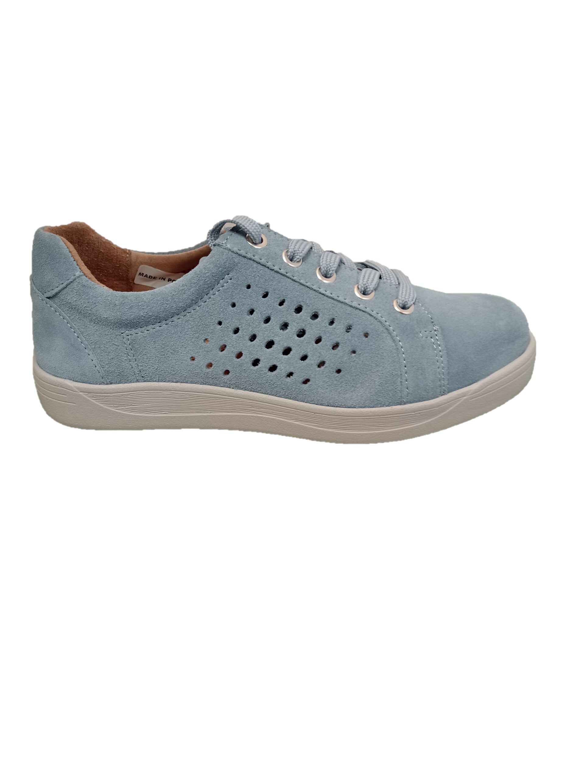 DB Shoes Aleen Sky Blue Suede 4 DB Shoes Aleen Sky Blue Suede - Image 4